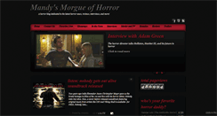 Desktop Screenshot of mandysmorgueofhorror.com